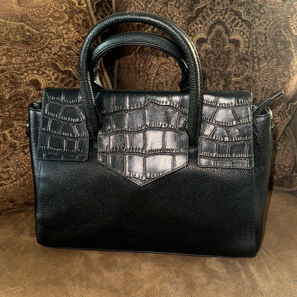 Black Leather Purse